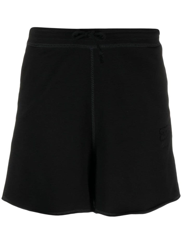 GANNI Shorts Black Organic Cotton