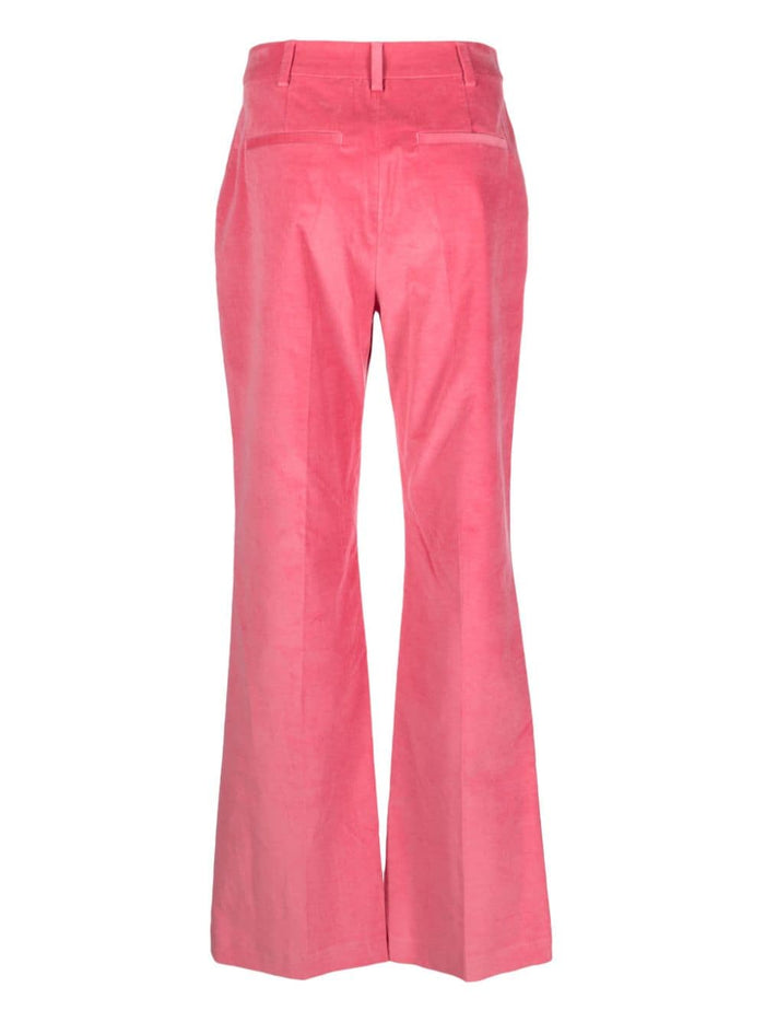 Paul Smith Trousers Pink Cotton Elastane