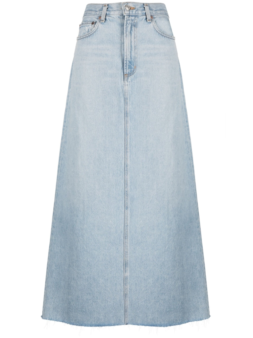 AGOLDE PRE Skirts Clear Blue Organic Cotton