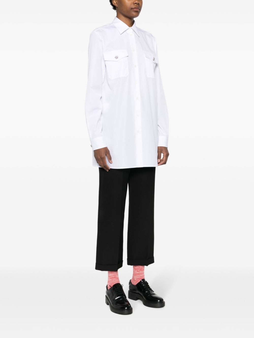 Prada Shirts White Cotton