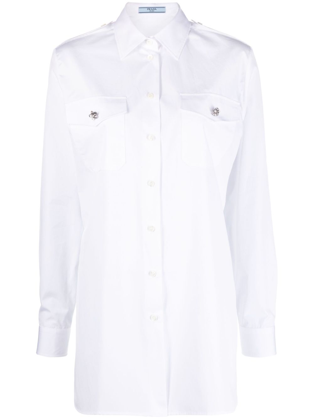 Prada Shirts White Cotton