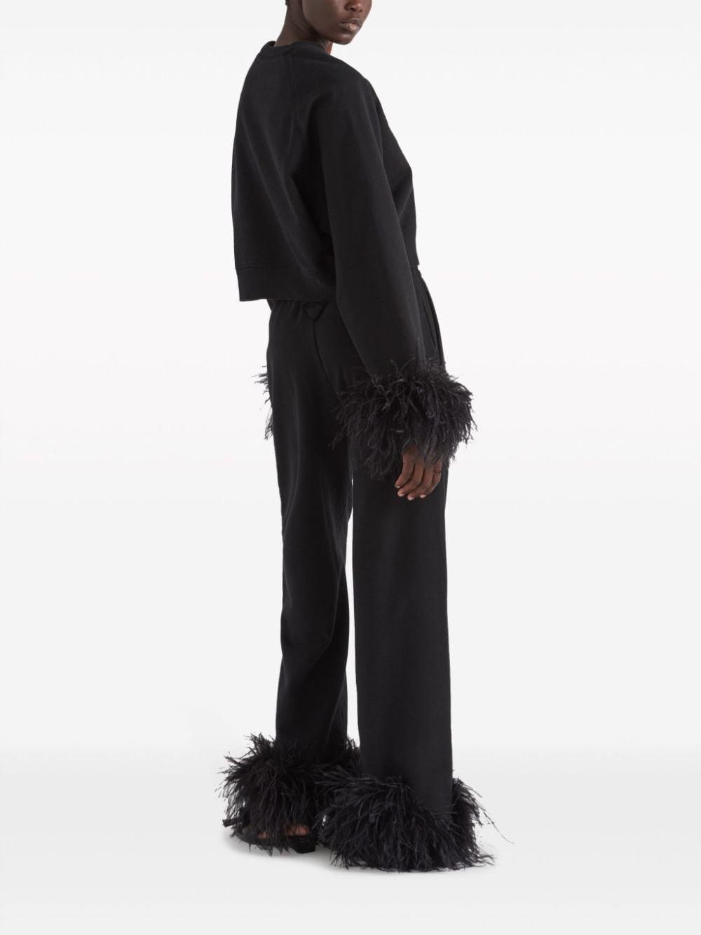 Prada Trousers Black Cotton