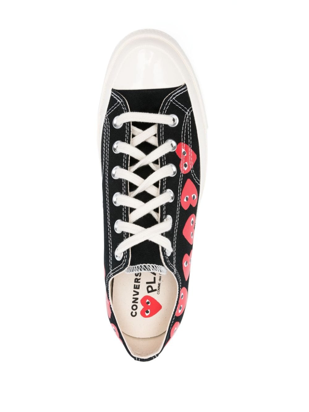 Comme des Garcons Sneakers Black Cotton