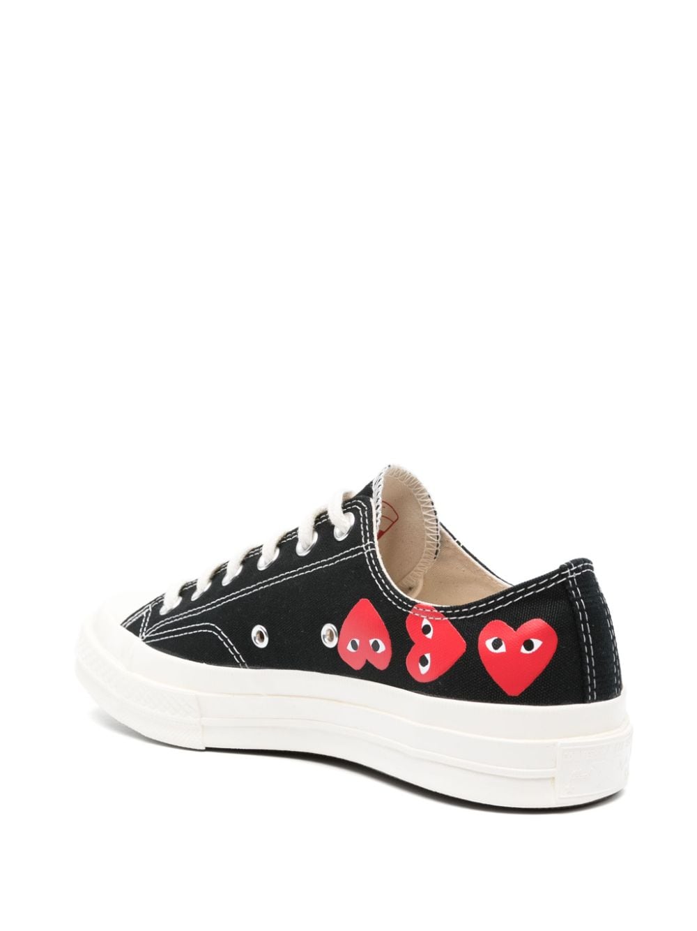 Comme des Garcons Sneakers Black Cotton
