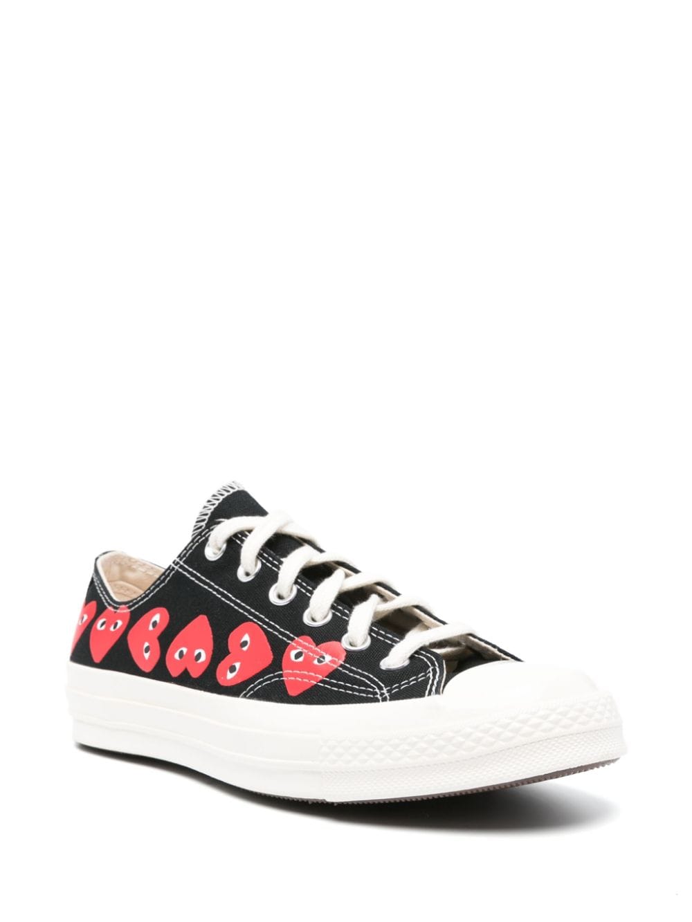 Comme des Garcons Sneakers Black Cotton