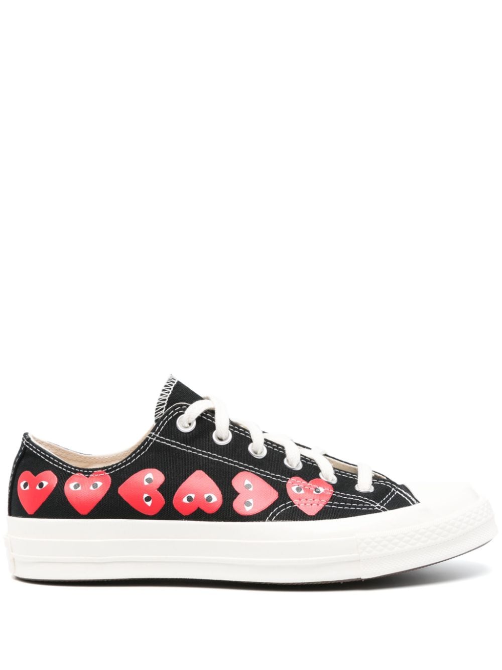Comme des Garcons Sneakers Black Cotton