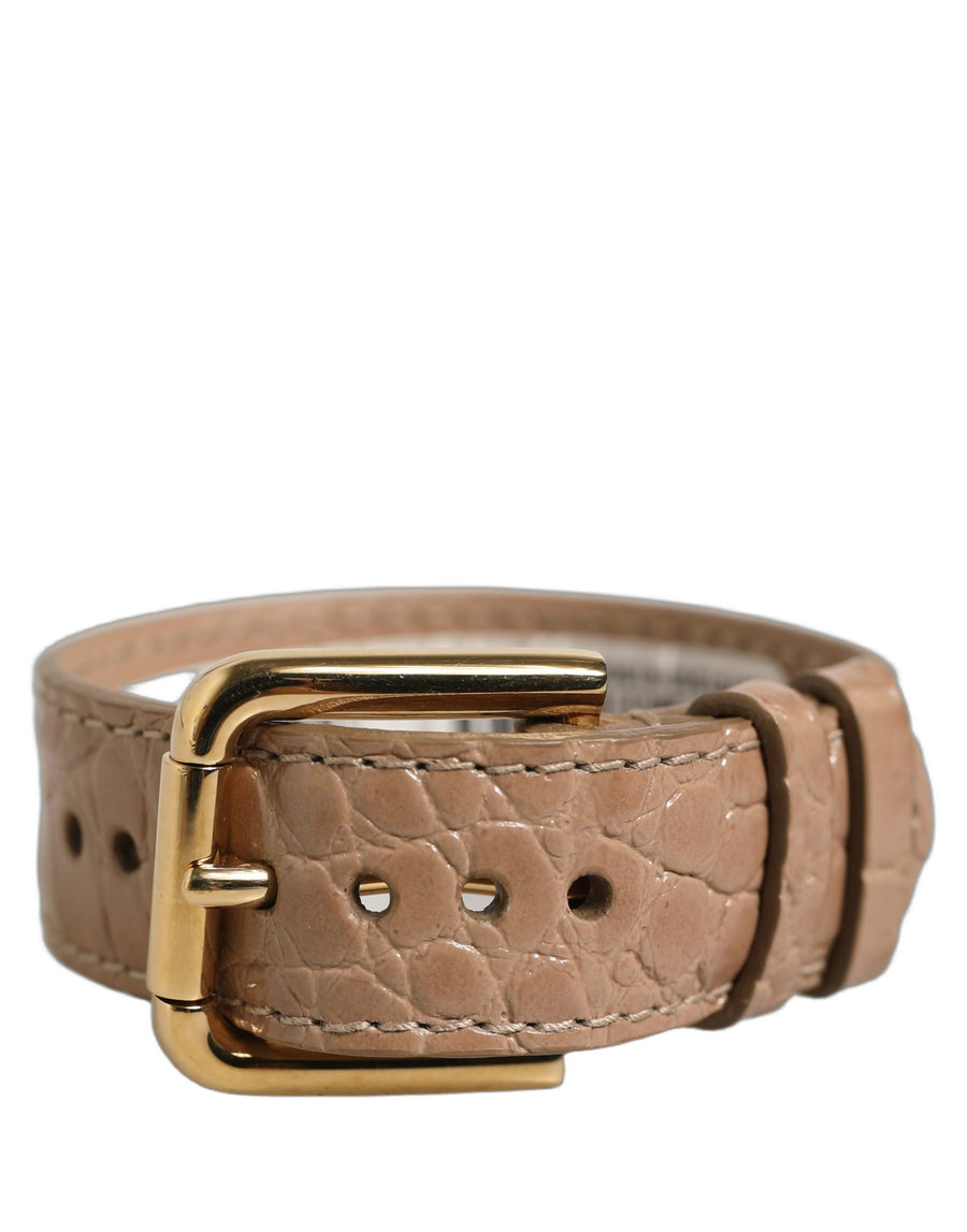 Dolce & Gabbana 100% Calf Leather belt in brown