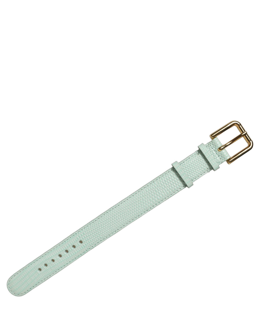 Dolce & Gabbana 100% Calf Leather belt in green
