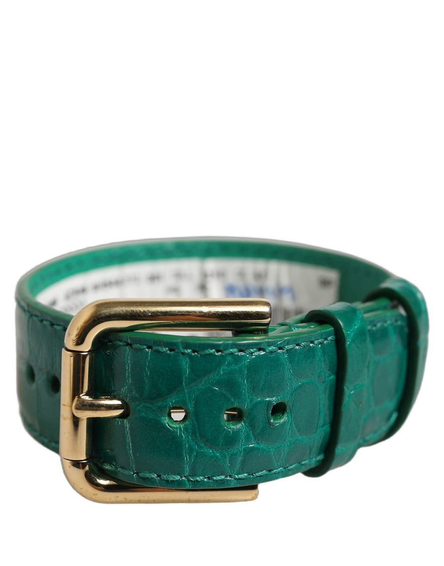 Dolce & Gabbana 100% Calf Leather bracelet in green