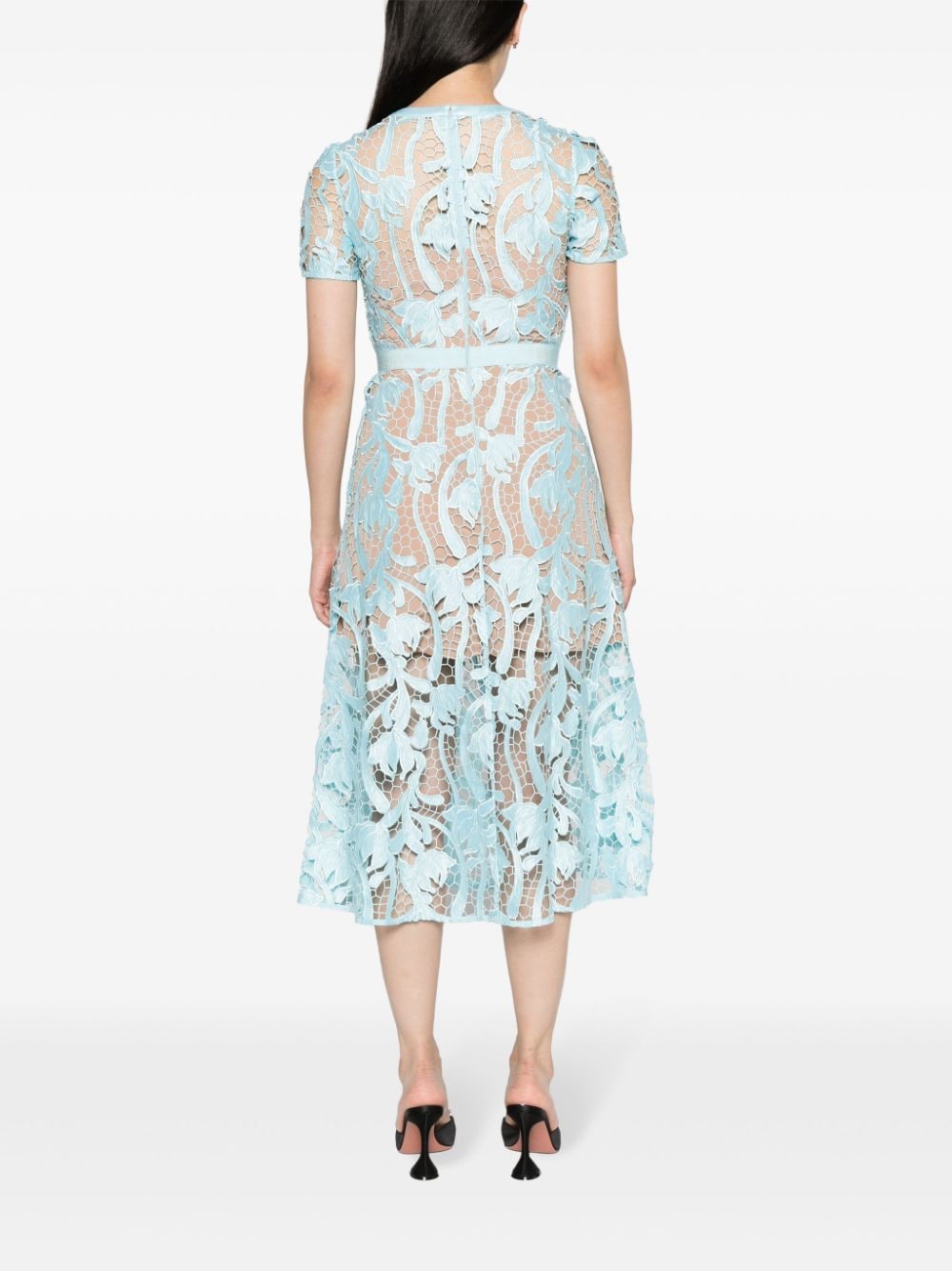 Self-Portrait Dresses Clear Blue