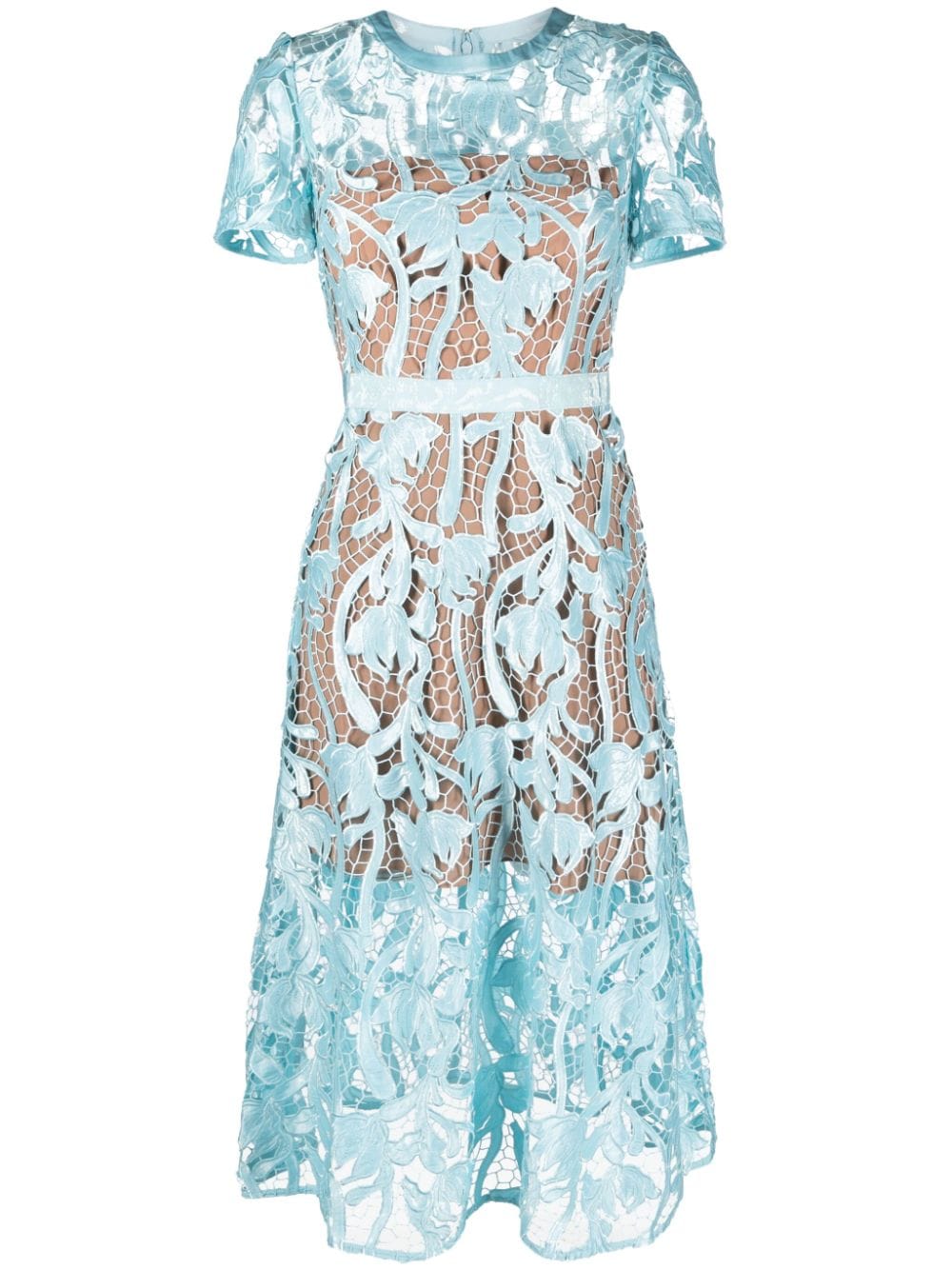 Self-Portrait Dresses Clear Blue