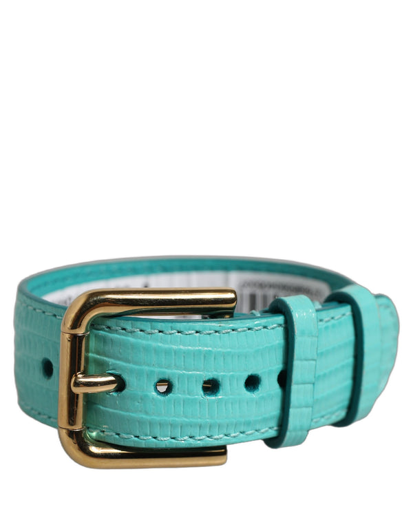 Dolce & Gabbana 100% Calf Leather belt in blue