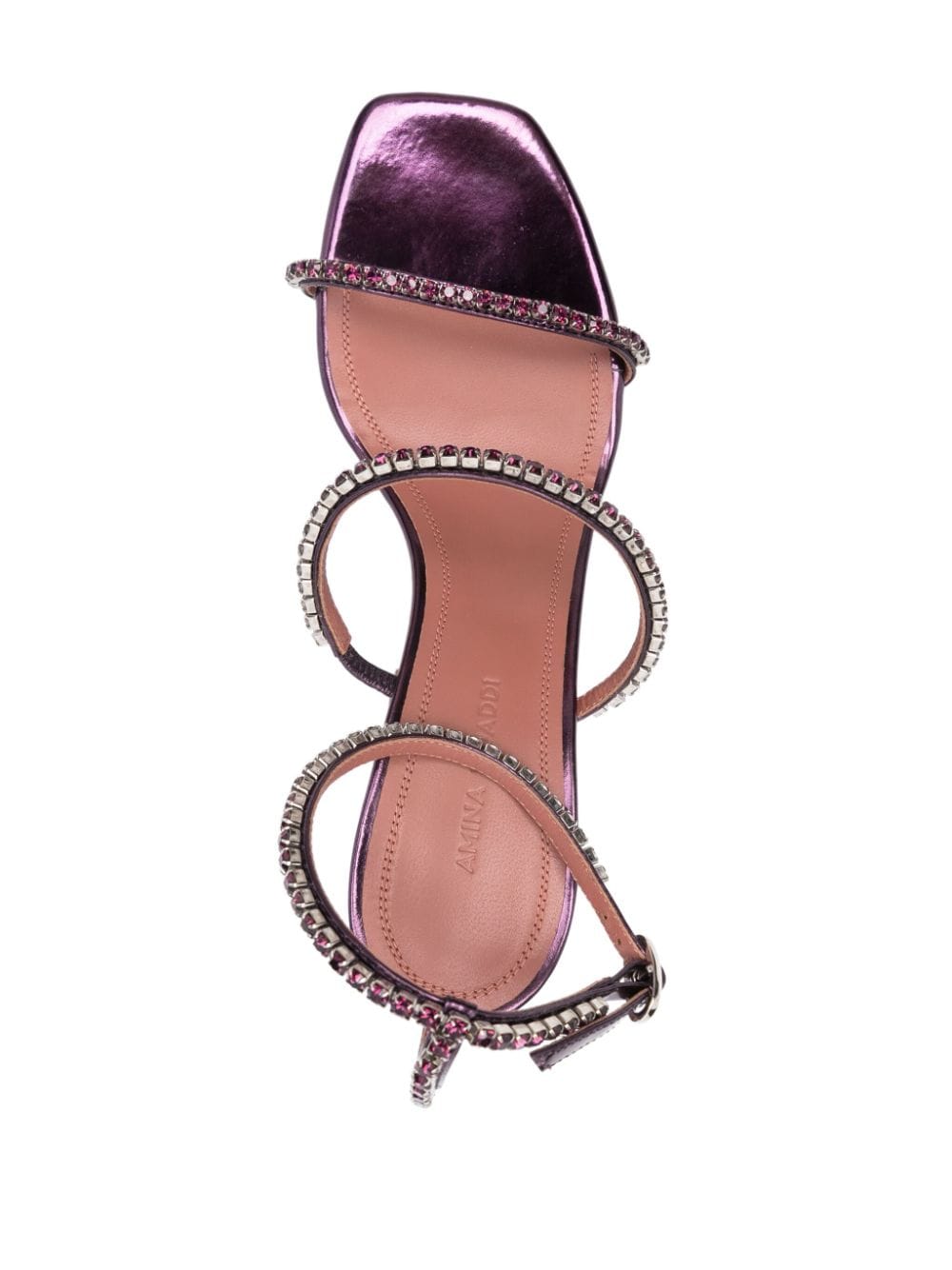 Amina Muaddi Sandals Purple
