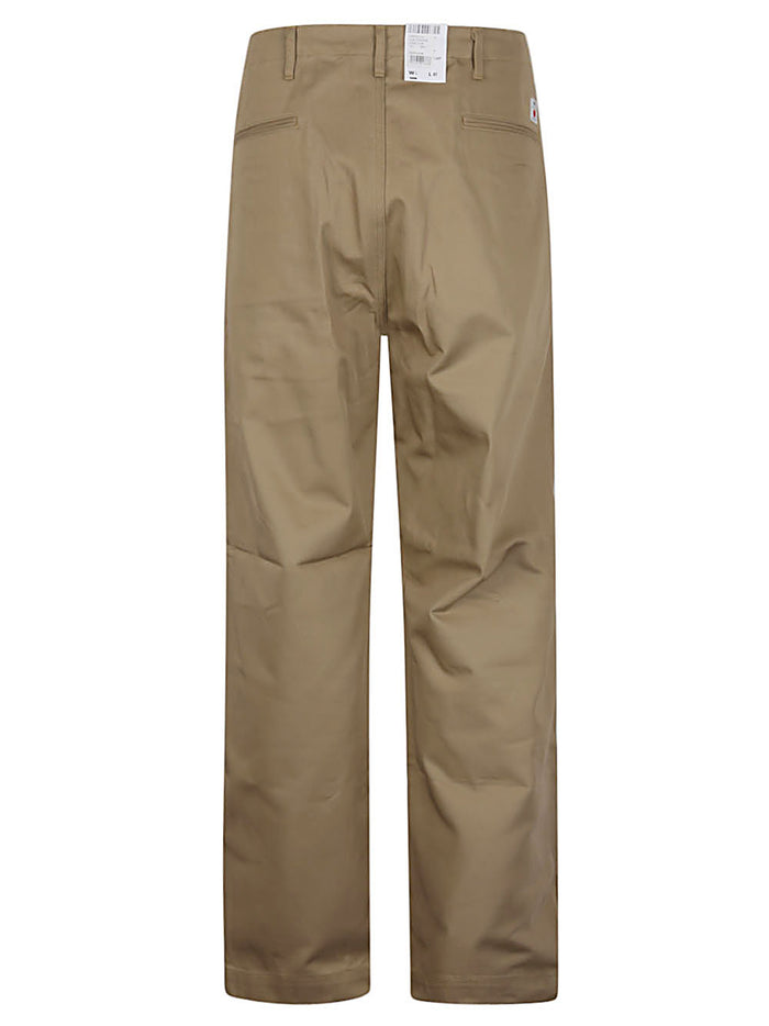Edwin Trousers Brown Cotton