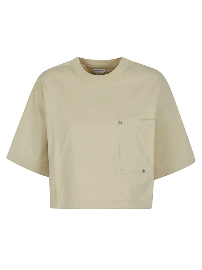 Bottega Veneta T-shirts and Polos Beige Cotton