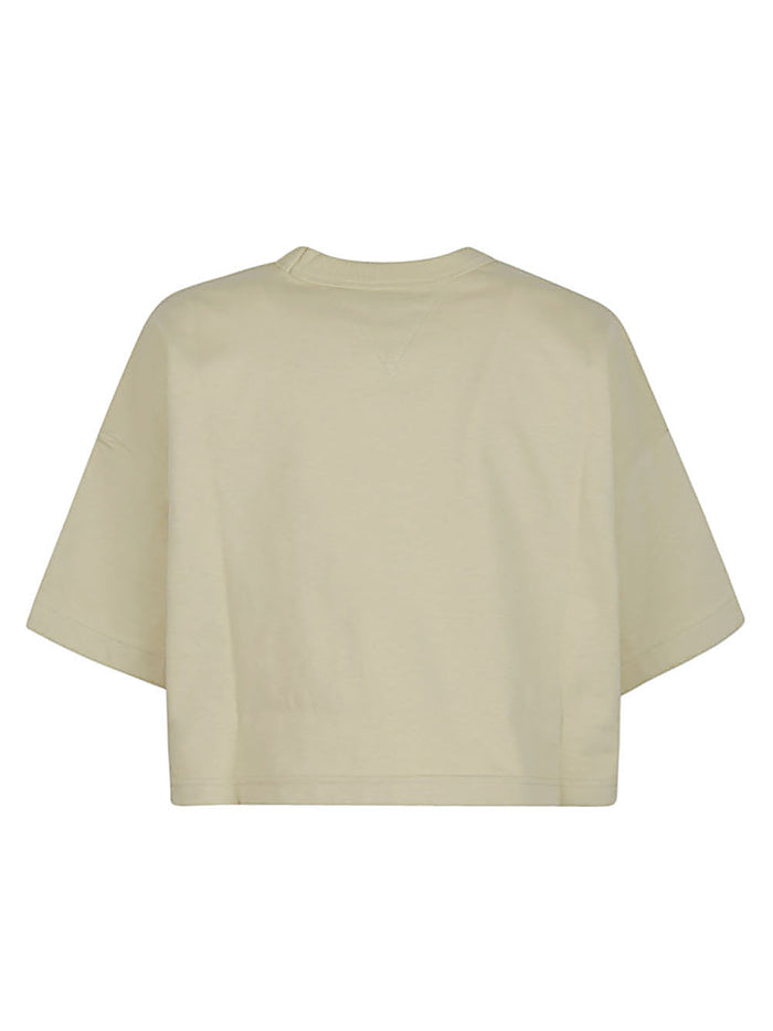 Bottega Veneta T-shirts and Polos Beige Cotton