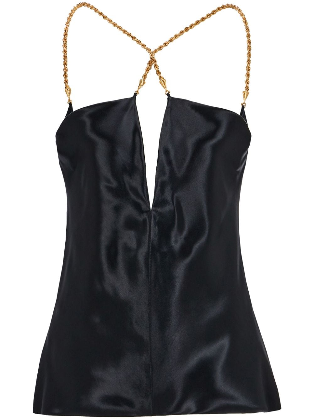 Ferragamo Top Black Outer: viscose