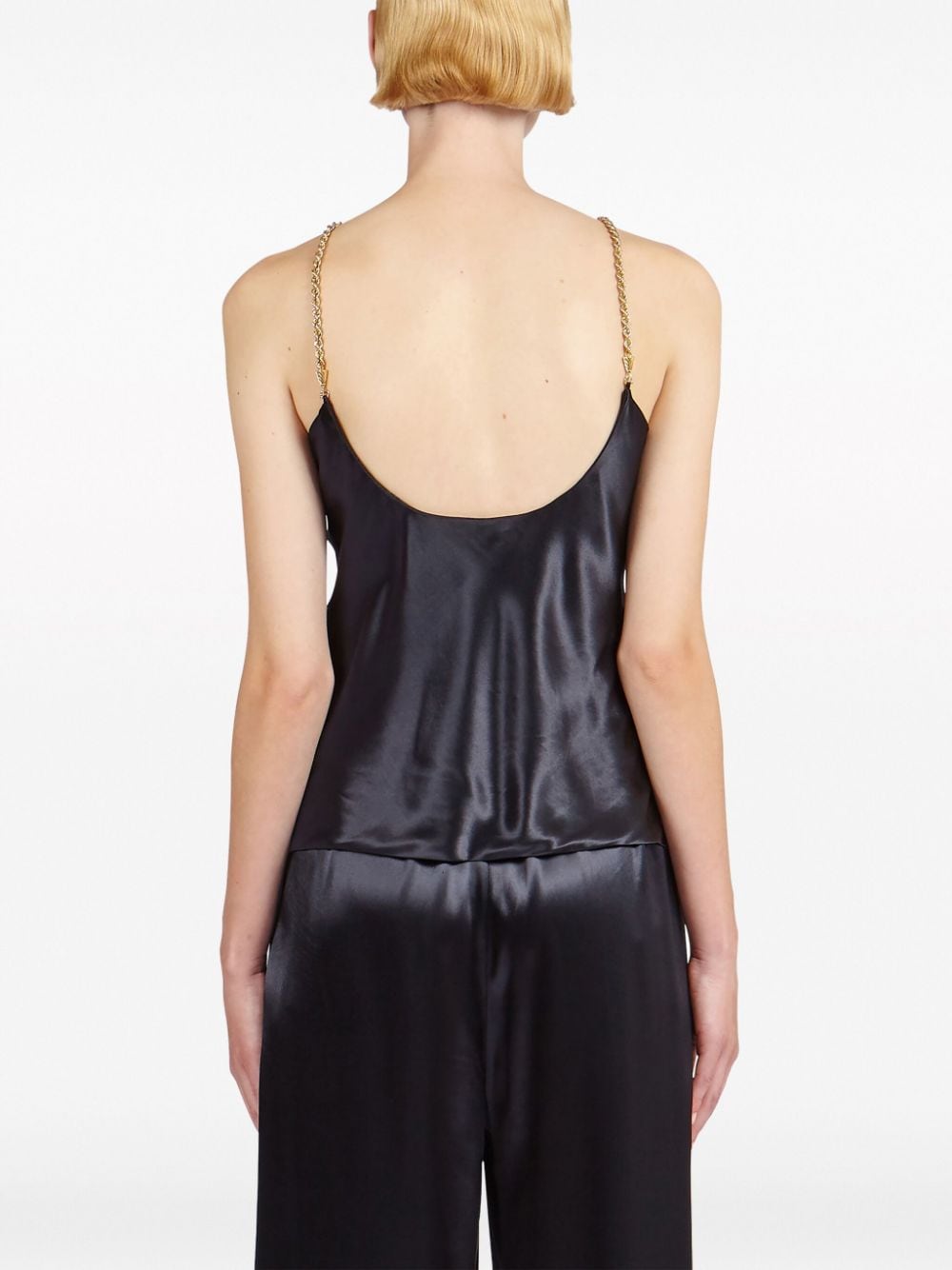 Ferragamo Top Black Outer: viscose