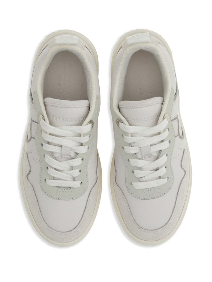 Ferragamo Sneakers White Outer: calfskin
