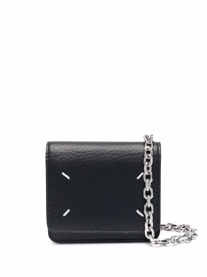 Maison Margiela Wallets Black Outer: Calf Leather