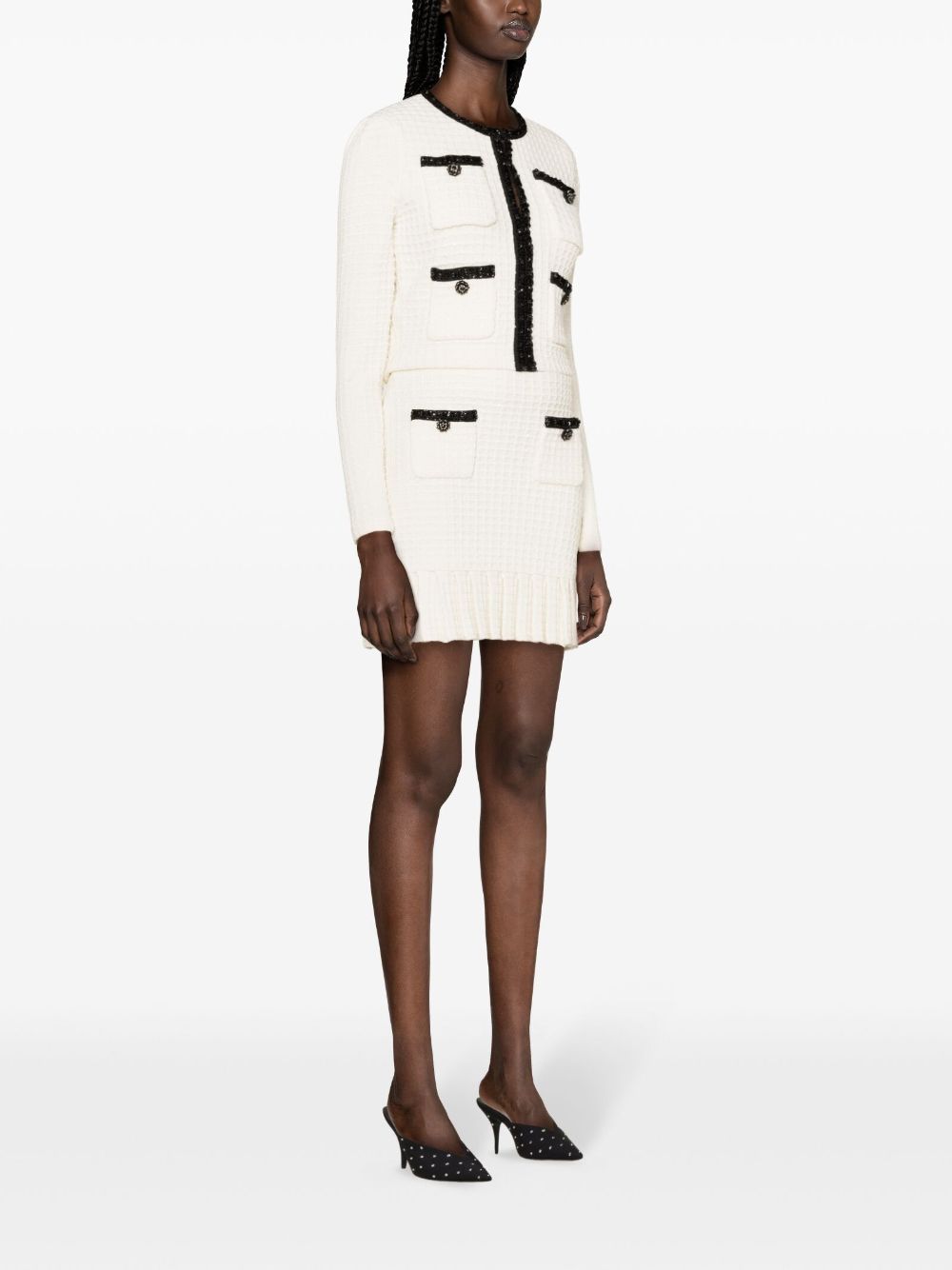 Self-portrait Skirts Beige Polyester