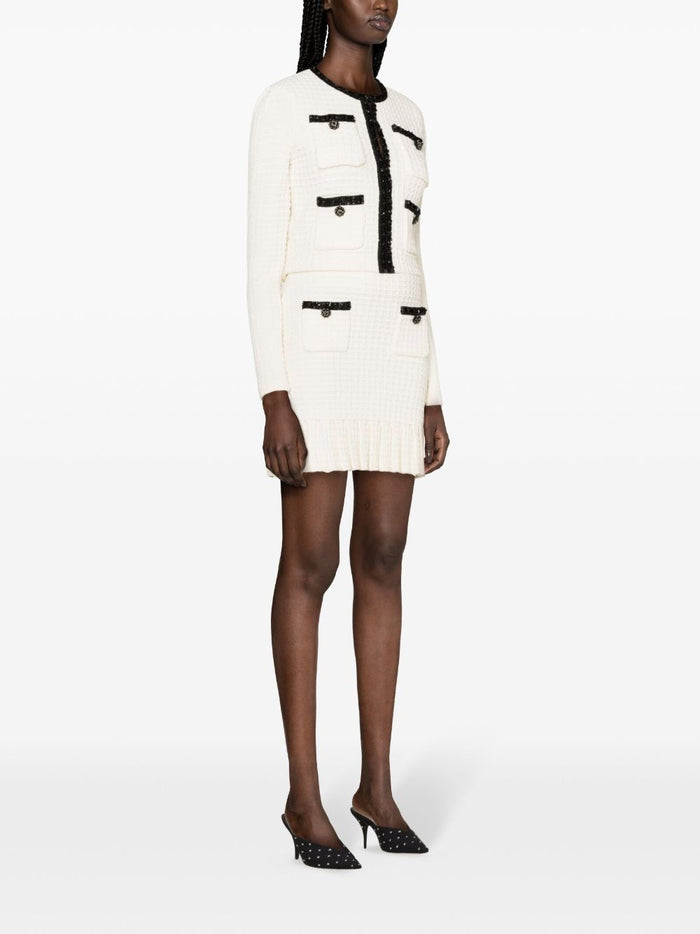 Self-portrait Skirts Beige Polyester