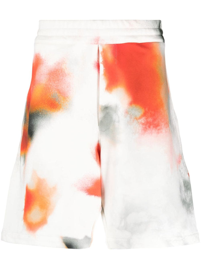 Alexander McQueen Shorts White Cotton