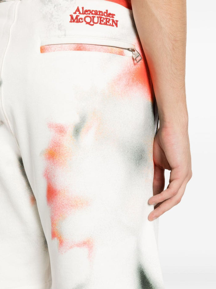 Alexander McQueen Shorts White Cotton