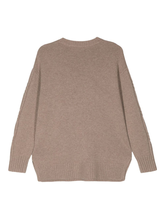 Max Mara Sweaters Beige Wool Cashmere