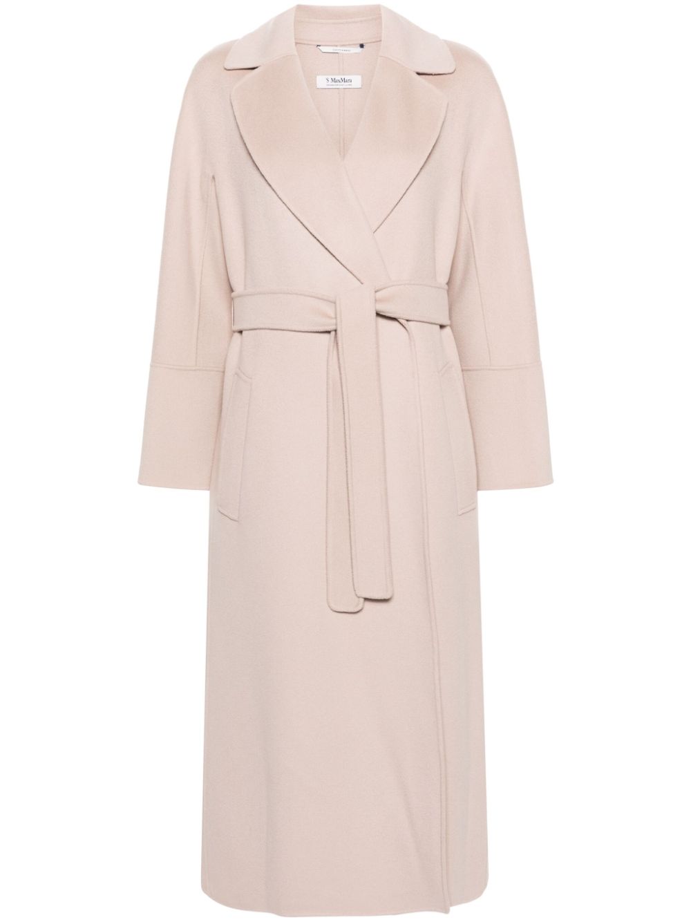 S Max Mara Coats Beige Virgin Wool