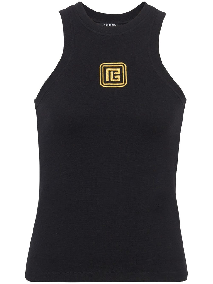 Balmain Top Black Polyamide