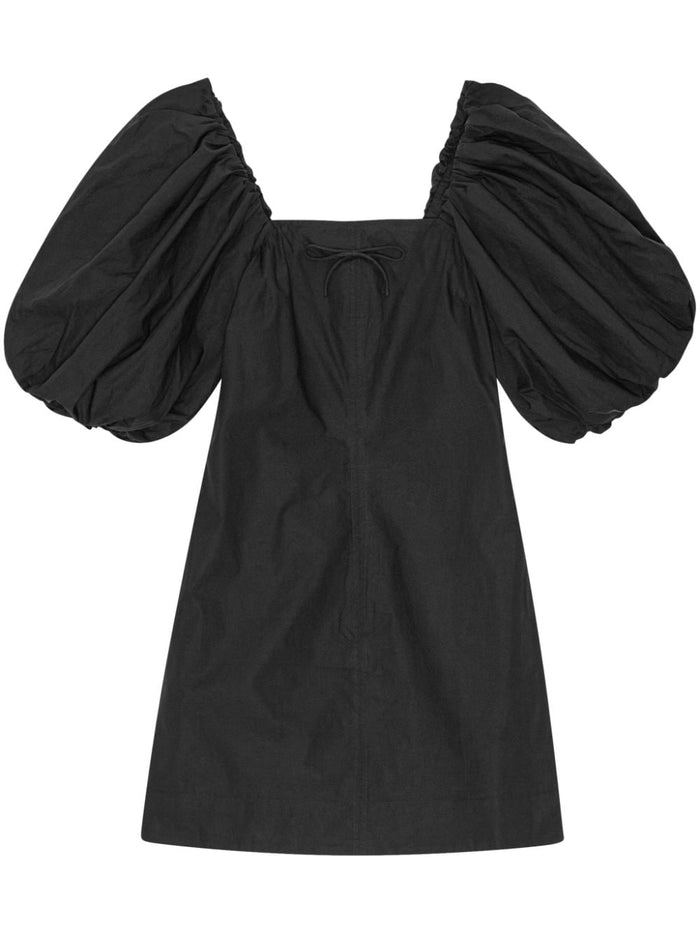 Ganni Dresses Black Organic Cotton