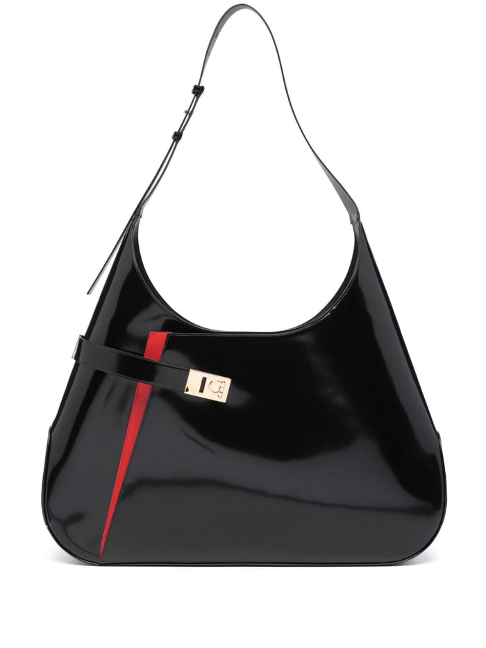 Ferragamo Bags Black Outer: leather