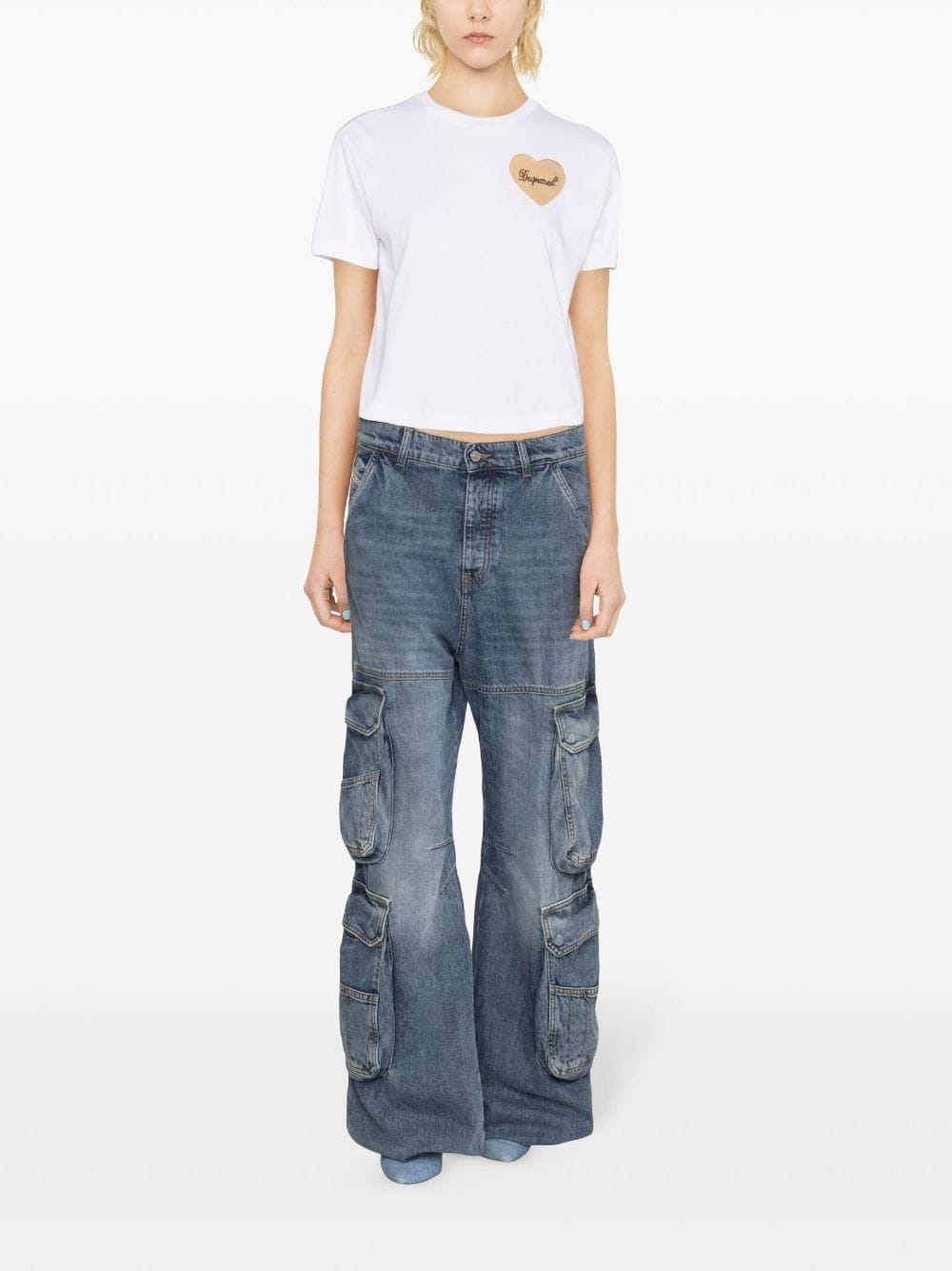 Dsquared2 T-shirts and Polos White Cotton