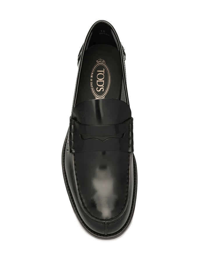 Tods Flat Shoes Black Leather