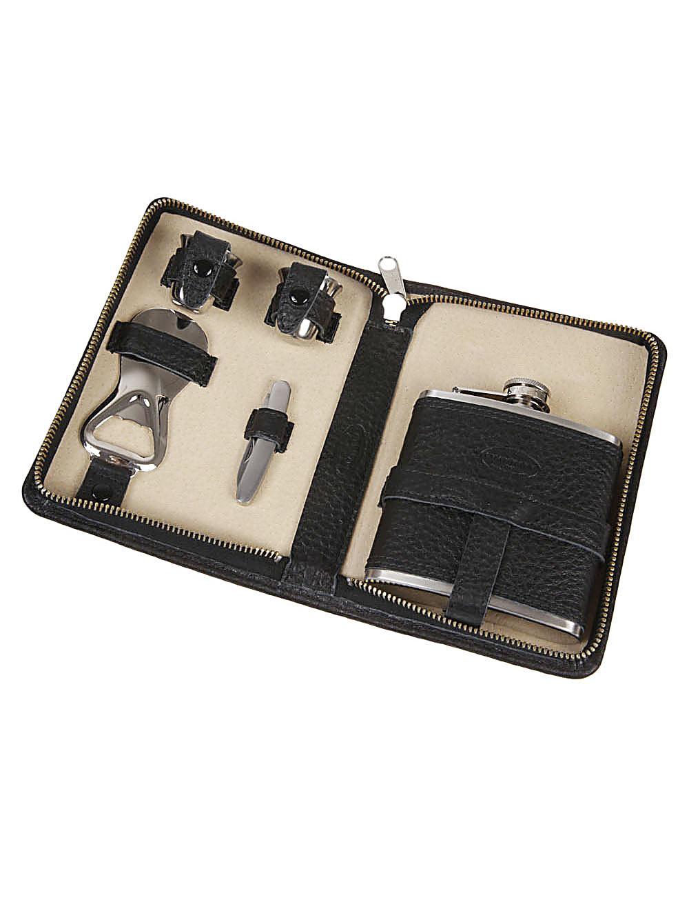 F. HAMMANN Accessories Black Leather