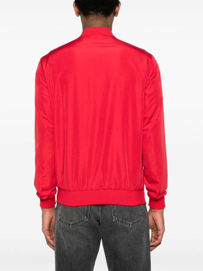 Kiton Coats Red Polyester
