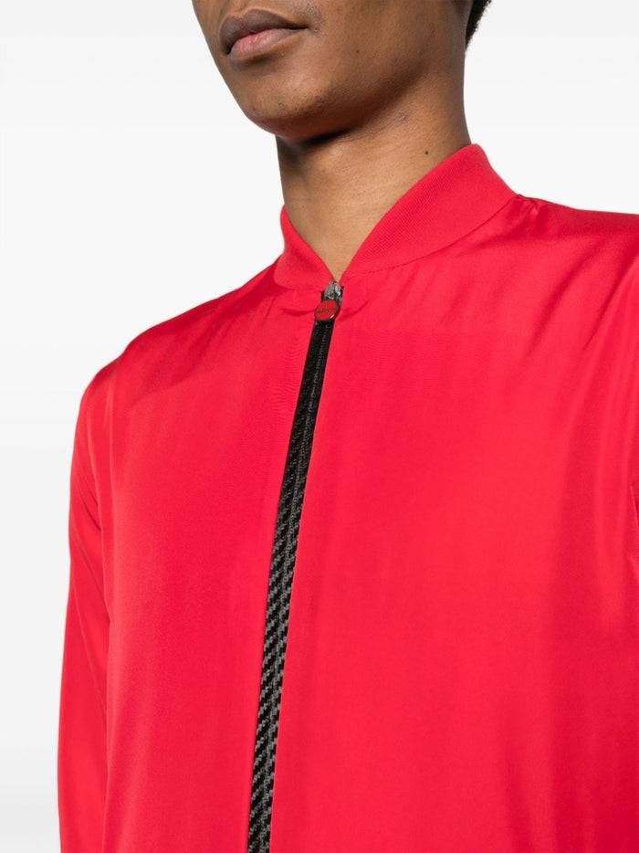 Kiton Coats Red Polyester