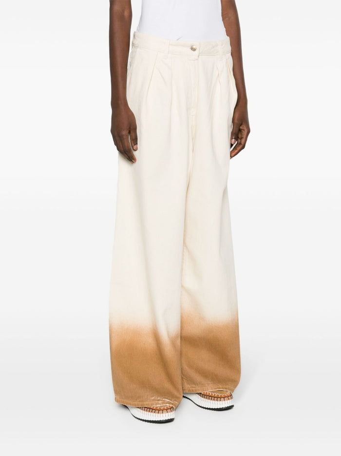 Alanui Jeans White Outer: Cotton Lining