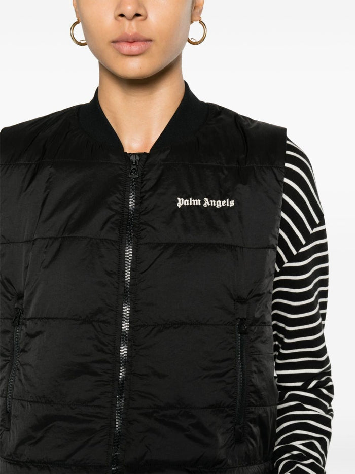 Palm Angels Sweaters Black Exterior: Polyamide