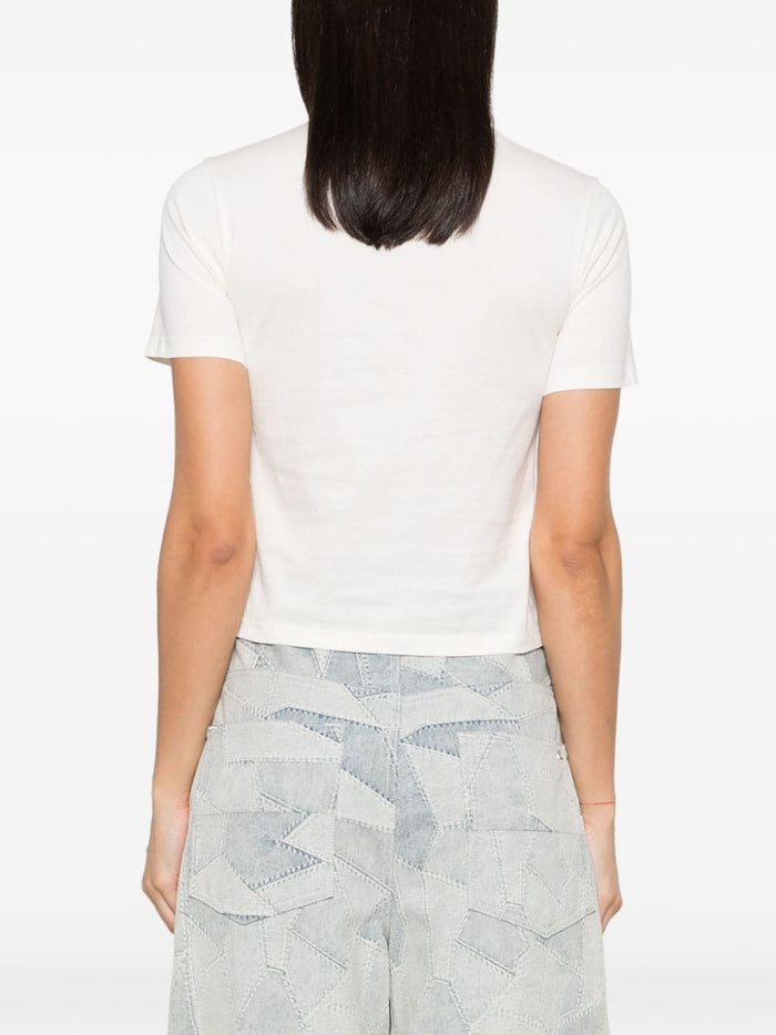 Palm Angels T-shirts and Polos White Polyester