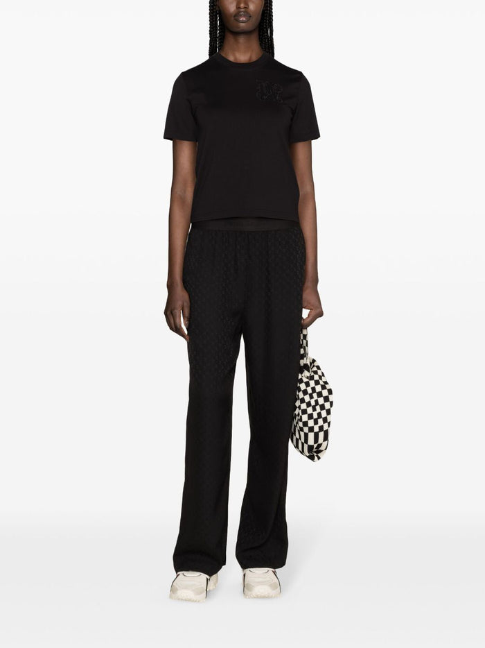 Palm Angels T-shirts and Polos Black Lining: Cotton polyester