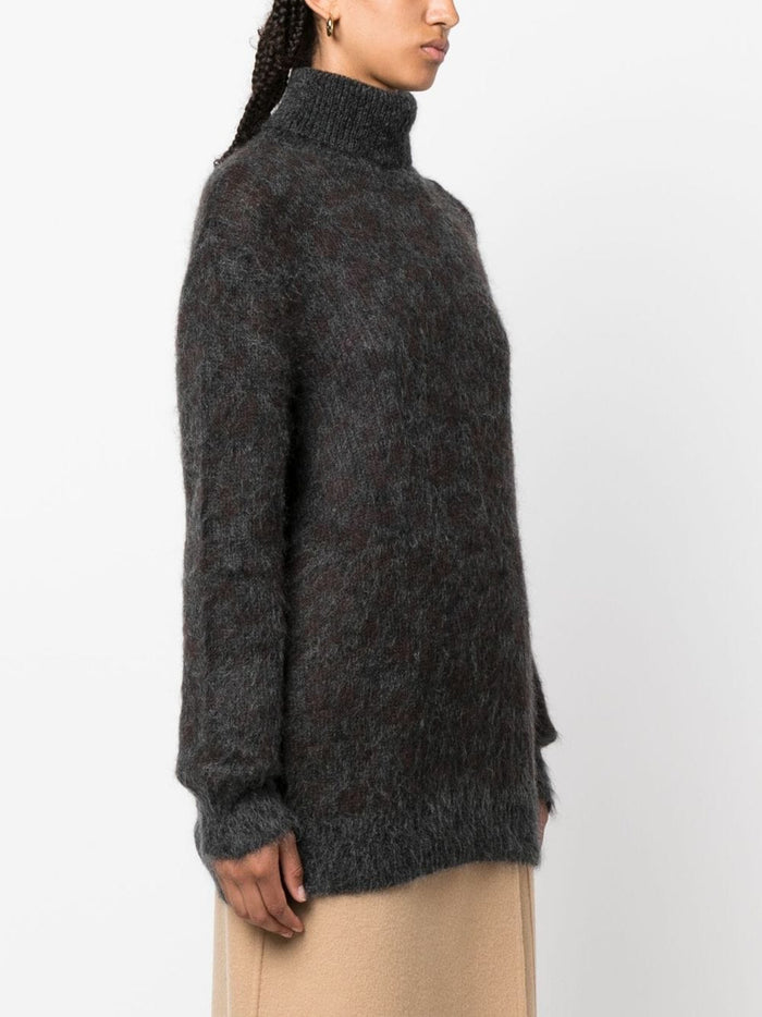 Parosh Sweaters Black Mohair
