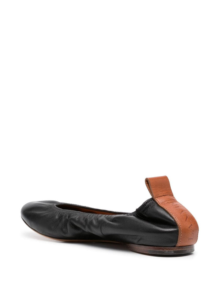 Lanvin Flat Shoes Black