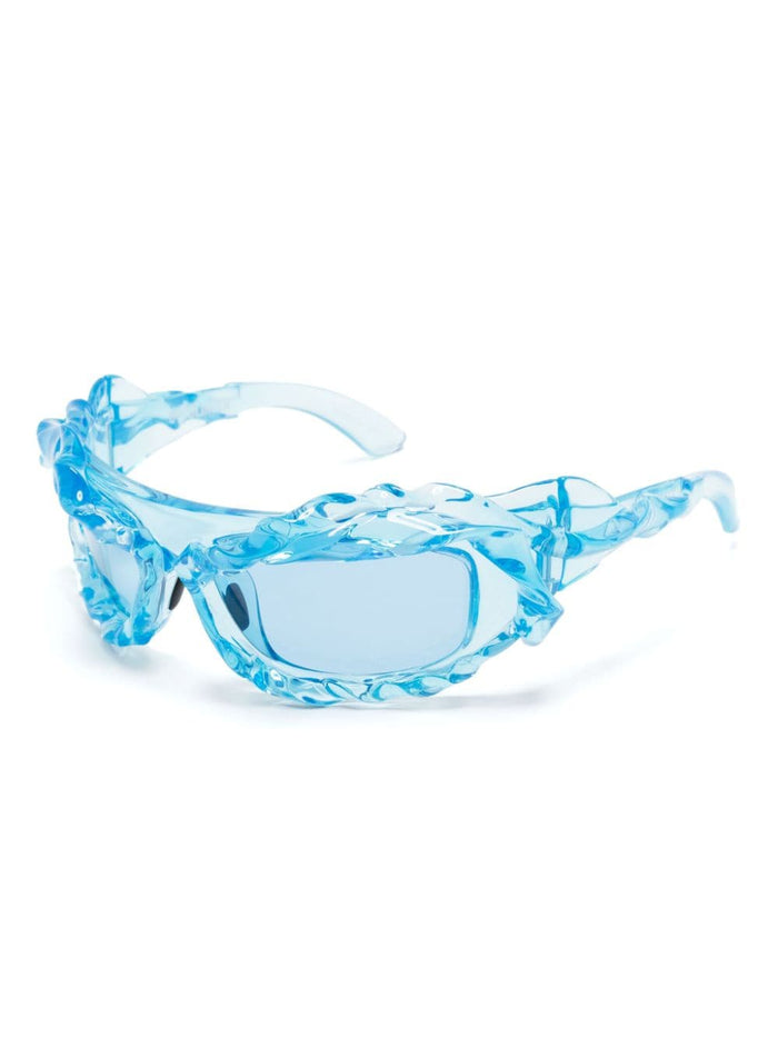 OTTOLINGER Sunglasses Clear Blue Acetate
