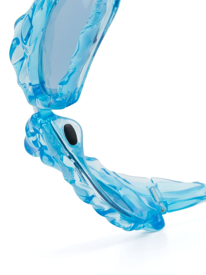 OTTOLINGER Sunglasses Clear Blue Acetate
