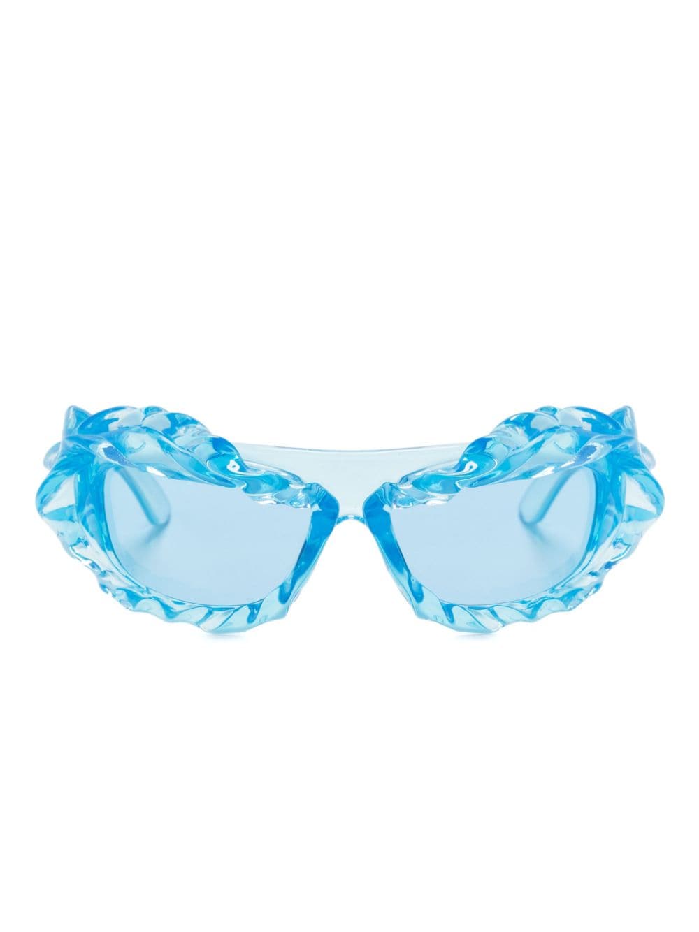 OTTOLINGER Sunglasses Clear Blue Acetate