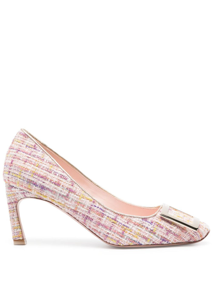 Roger Vivier With Heel Pink Fabric