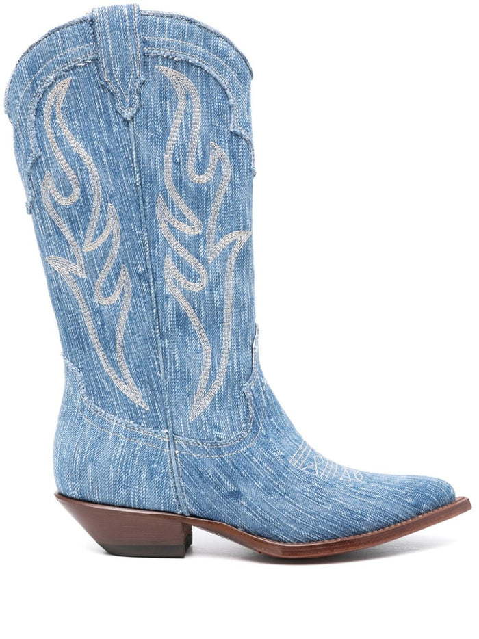 SONORA Boots Clear Blue Outer: Cotton Sole: Rubber