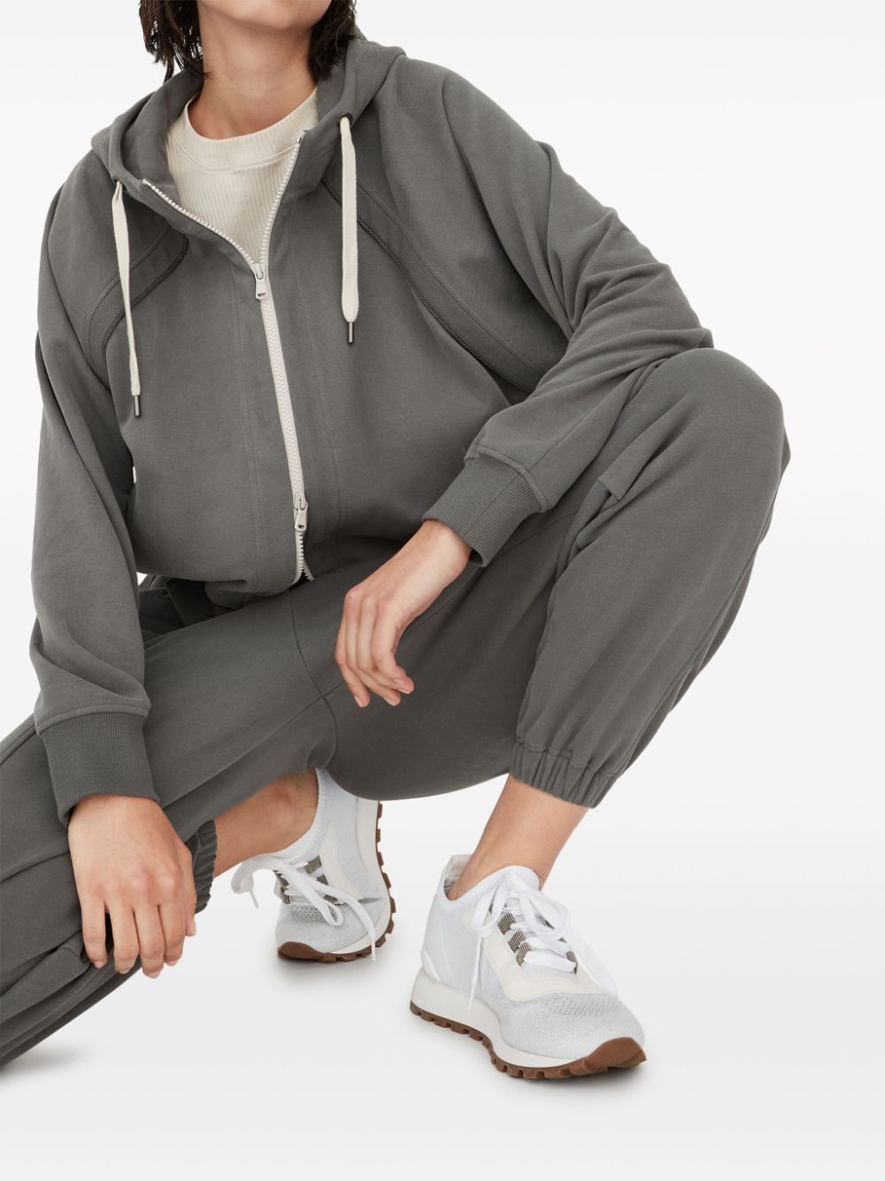 Brunello Cucinelli Sneakers Bianco Sole: Rubber Outer: Cotton
